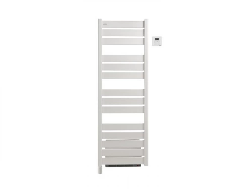 Sèche-serviettes électrique soufflant – MADRAS AIR – 750 + 1000 W – vertical – blanc