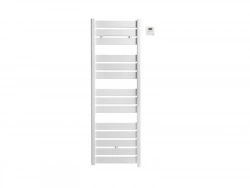 Sèche-serviettes électrique 750W, H.147.7 x l.50 cm Madras blanc