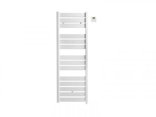 Sèche-serviettes électrique 750W, H.147.7 x l.50 cm Madras blanc