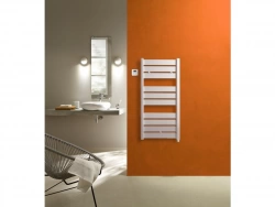 Sèche-serviettes électrique 500W, H.109.4 x l.51 cm Madras blanc
