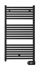Sèche-serviettes électrique – Tweed noir – 500 W – 96,8 x 50 cm – Inertie fluide
