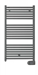 Sèche-serviettes électrique – Tweed gris anthracite – 500 W – 96,8 x 50 cm – Inertie fluide