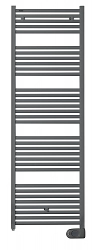 Sèche-serviettes électrique – Tweed gris anthracite – 750 W – 158,2 x 50 cm – Inertie fluide