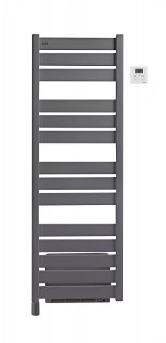 Sèche-serviettes électrique soufflant – Madras Air gris anthracite – 750 + 1000 W – 151,7 x 50 cm