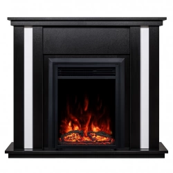 Cheminée électrique – Gustavo & Cris – 1500 W – Multicolore – Noir