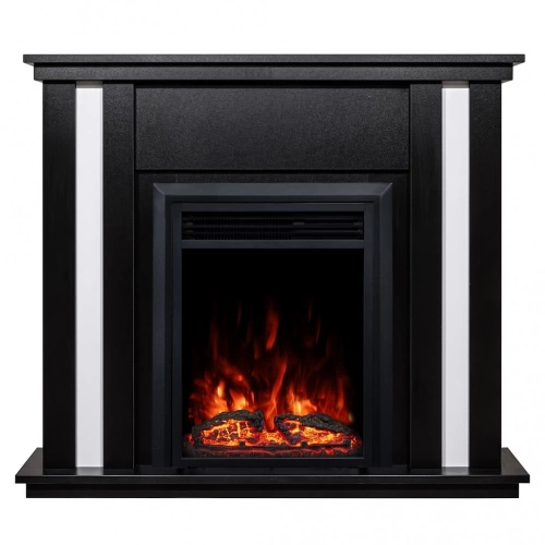 Cheminée électrique – Gustavo & Cris – 1500 W – Multicolore – Noir