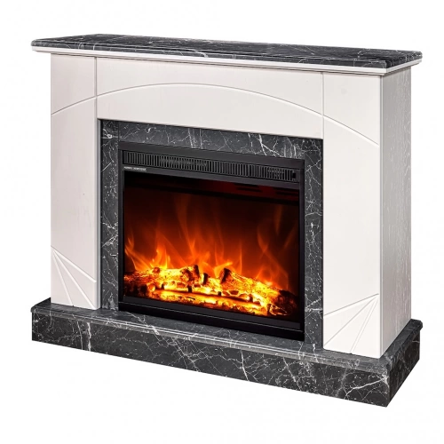 Cheminée électrique – Madeira Lux & Lorance Color – 1500 W – 3 flammes – Télécommande