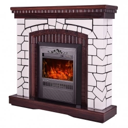 Cheminée électrique – Natali & Cristina – 2000W – Flamme décorative – Télécommande