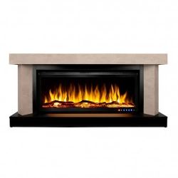Cheminée électrique – Palermo Maxi & Schubert 42 – 1500W – Multicolore – Thermostat