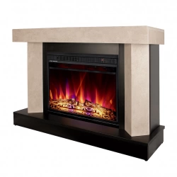 Cheminée électrique – Palermo Mini & Lorance Color – 1500W – 3 couleurs de flamme