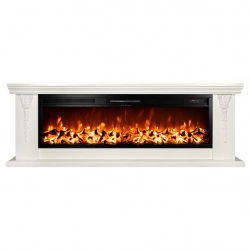 Cheminée électrique – Pandora & Tanzania – 1500W – 5 niveaux de flamme
