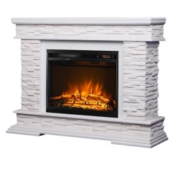Cheminée électrique – Stone & Lorance color – 1500W – Effet pierre