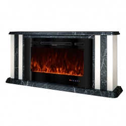Cheminée électrique – Tatler & Adeli – 1500W – Flamme 3 couleurs