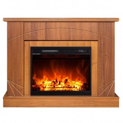 Cheminée électrique – Madeira & Lorance color – 1500W – Flamme 3 couleurs - Noisette