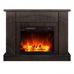 Cheminée électrique – Madeira & Lorance color – 1500W – Flamme 3 couleurs - Wenge