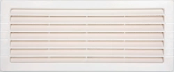 Grille d'aération abs naturel, L.10.7 x l.26 cm