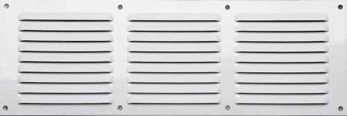 Grille d'aération aluminium laqué, L.10 x l.30 cm