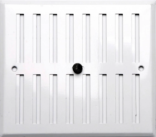 Grille d'aération aluminium laqué, L.19 x l.17 cm