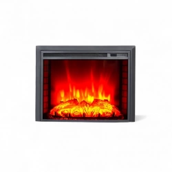 Cheminée électrique encastrable 26” – ElectricFlame 4 – 1800W – Effet LED multicolore & Wi-Fi