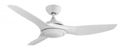 Ventilateur de plafond 76 cm nickel satiné - 6 pales avec éclairage E27