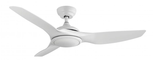 Ventilateur de plafond 76 cm nickel satiné - 6 pales avec éclairage E27