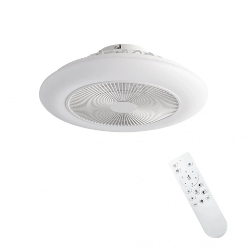 Ventilateur plafonnier 50,8 cm blanc - LED 36 W réglable avec télécommande
