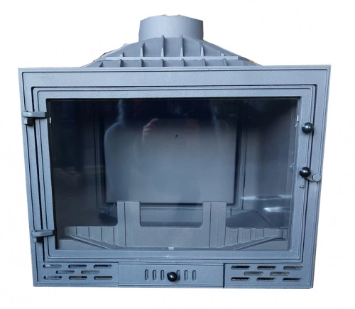 Poêle à bois - 16,2 kW - modèle HOGAR FUNDICION HIDRO - 21,18 kW - jusqu'à 365 m³ - H.53 x l.69 x P.53 cm - Classe énergétique A