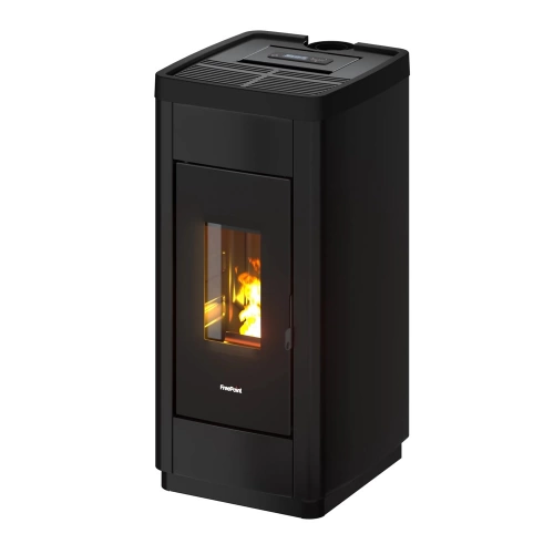 Poêle à granulés étanche Life 9 Bi-Flux Noir - 8,5 kW