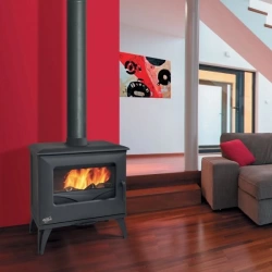 Poêle à bois Cube anthracite 6,5 kW