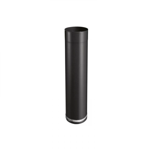 Rallonge télescopique pour raccordement isotip - 500 émail - 0.7MM - noir mat - Ø125