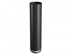 Rallonge télescopique pour raccordement isotip - 500 émail - 0.7MM - noir mat - Ø180