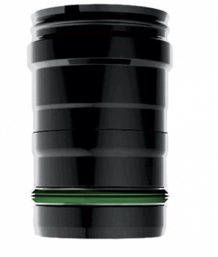 Adaptateur M/F pour pellets à simple paroi - Email 0.7mm - noir - Ø80 - modèle Apollo