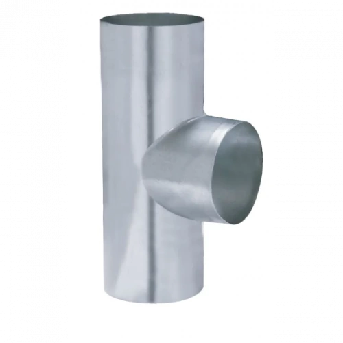 Coude en T galvanisé de 90° d'angle - diamètre 125 mm - Egal