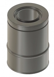 Adaptateur double paroi bas flexible isolé Ø153/213 mm