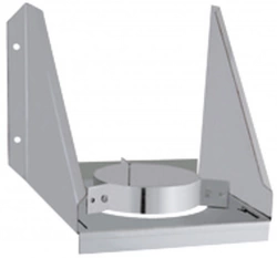 Support mural réglable 60–110 mm pour conduit flexible isolé Ø150/210 mm