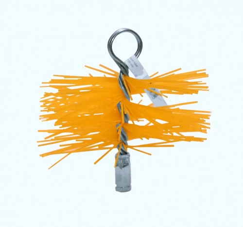 Hérisson de ramonage Brasier nylon Ø150 mm – pas M12/75
