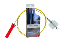 Kit de ramonage flexible Brasier – Longueur 3 m + brosse nylon Ø80 mm