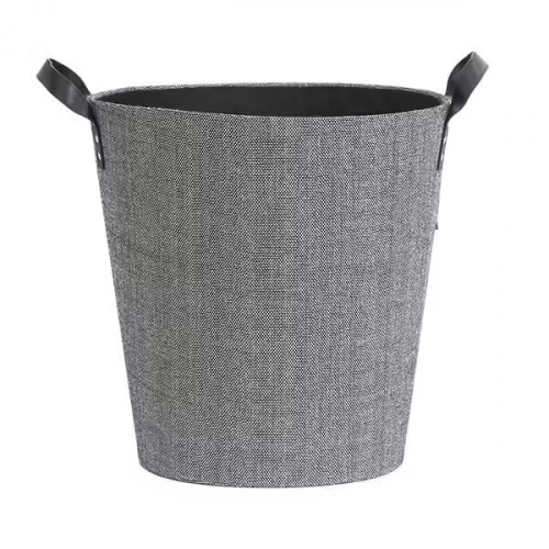 Panier à bûches et à granulés - Dama rond - gris