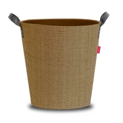 Panier à bûches et à granulés - Dama rond - sable