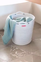 Panier à bûches déco - Navy