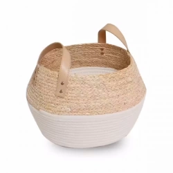 Panier à bûches et à granulés - Bicolor Natura