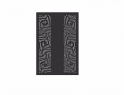 Plaque murale - Essentiel noire - L.80xH.120 cm - Origine France