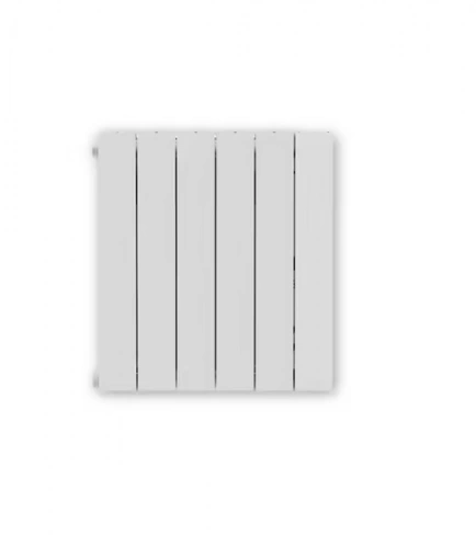Radiateur - RADIAFLO - blanc satiné - inertie fluide - 2000W - 97x57,5x13 cm - programmable - détection fenêtre ouverte
