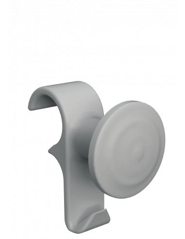 Lot de 2 patères amovibles compatible ACTIBAIN & FLO BAIN - blanc - 5x5x5 cm