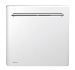 Radiateur à inertie sèche horizontal – ALLIAGE - fonte – thermostat électronique – 1000 W – Blanc