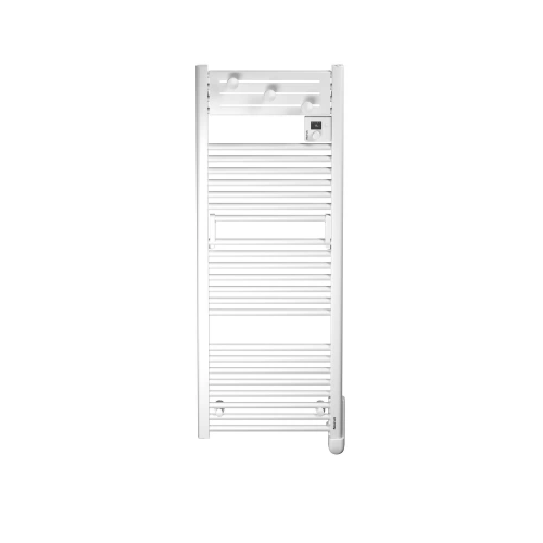 Sèche-serviettes électrique à inertie fluide – Actibain Connect 750 W – blanc – vertical – connecté