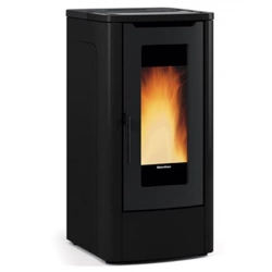 Poêle à granulés Teorema émaillé noir - électronique 10 kW