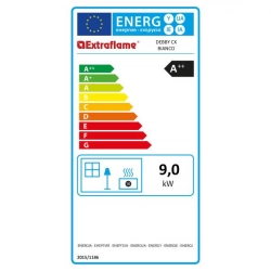Poêle à granulés Debby CX blanc - électronique 9 kW
