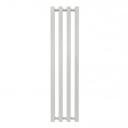 Radiateur à eau chaude mural – Kolona SP 35 blanc - 1000 x 245 mm – 4 tubes – 290 W – Fixations incluses