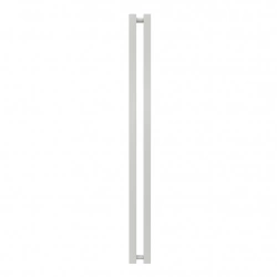 Radiateur à eau chaude mural – Kolona SP 35 blanc - 1200 x 105 mm – 2 tubes – 172 W – Fixations incluses